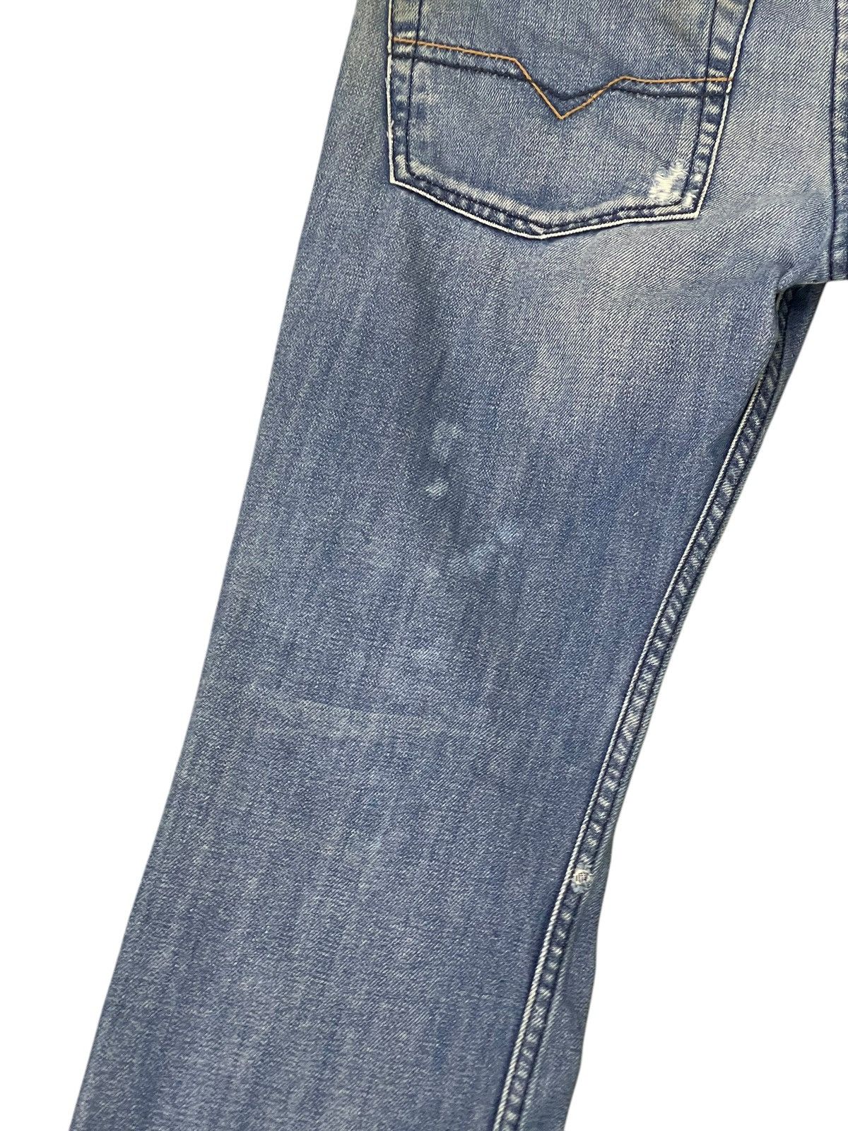 Diesel Flare Jeans Y2K Diesel Industries Distress Boot Cut 1🟦0 Size US 31 - 17 Thumbnail