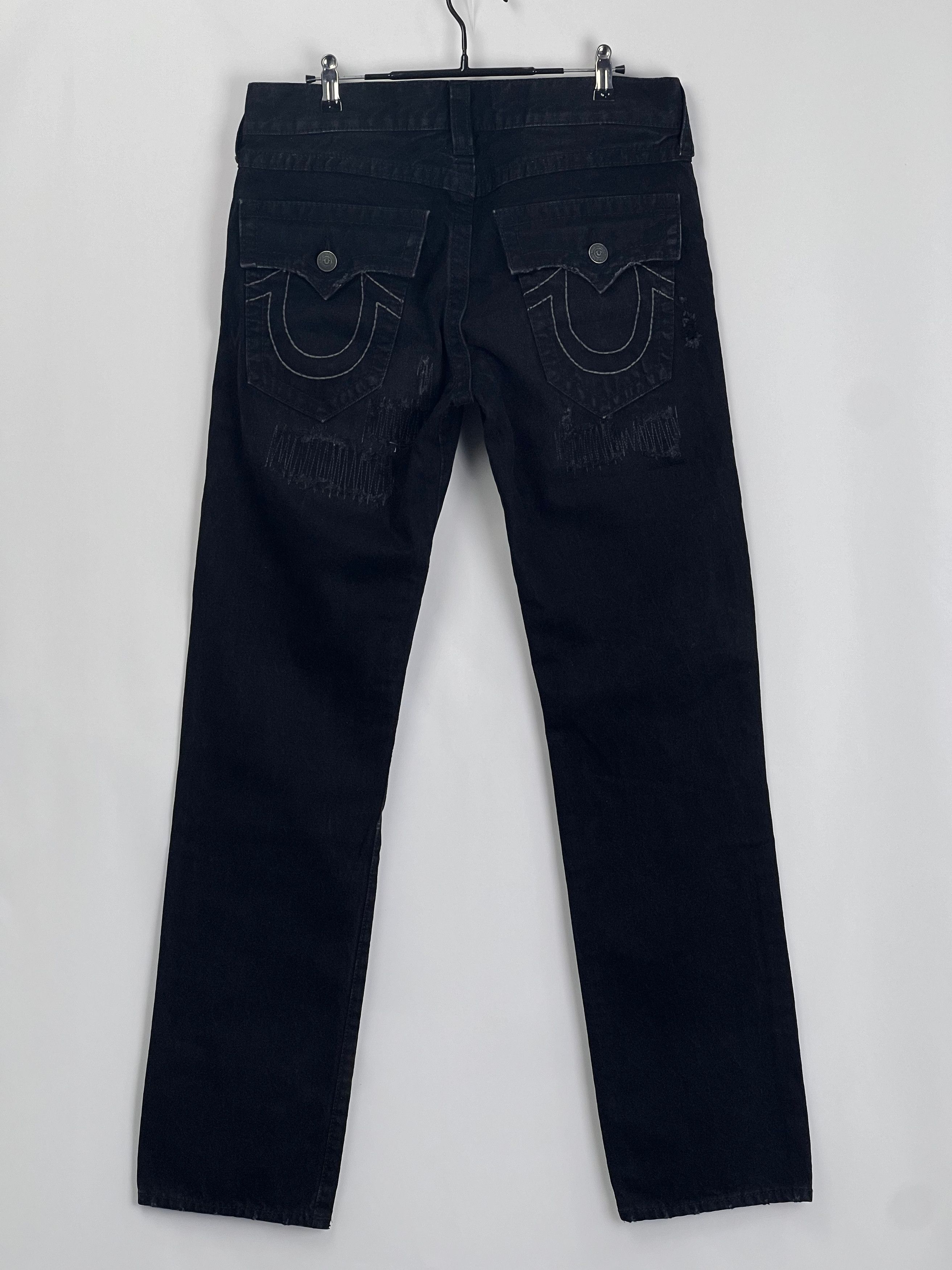 True Religion Sample*True Religion Jean Distressed Destroyed Embroidered Size US 34 / EU 50 - 5 Thumbnail