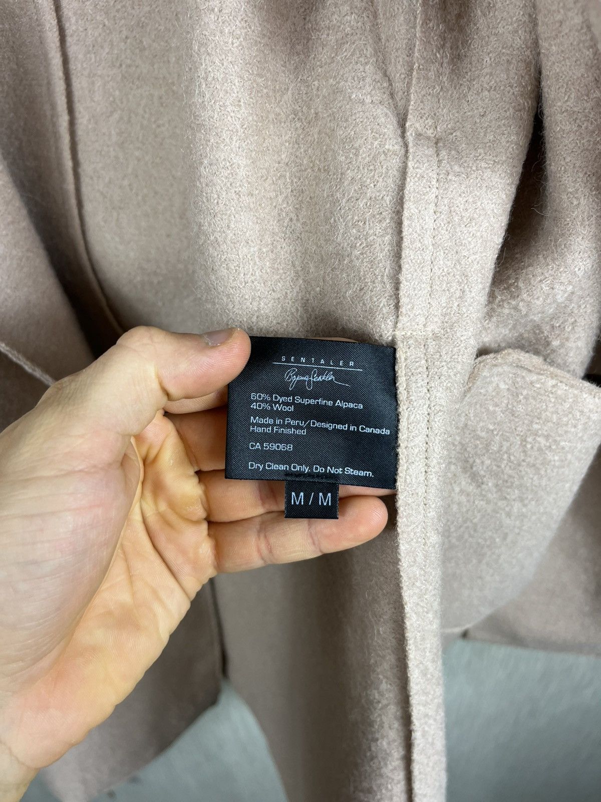 Other Bojana Sentaler dyed superfine alpaca wool coat designer Size M / US 6-8 / IT 42-44 - 18 Thumbnail