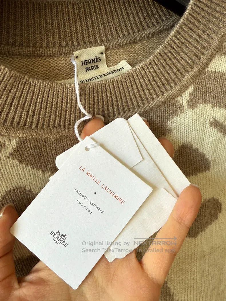 Hermes Hermes Sheep's fleece sweater Size XS / US 0-2 / IT 36-38 - 2 Thumbnail