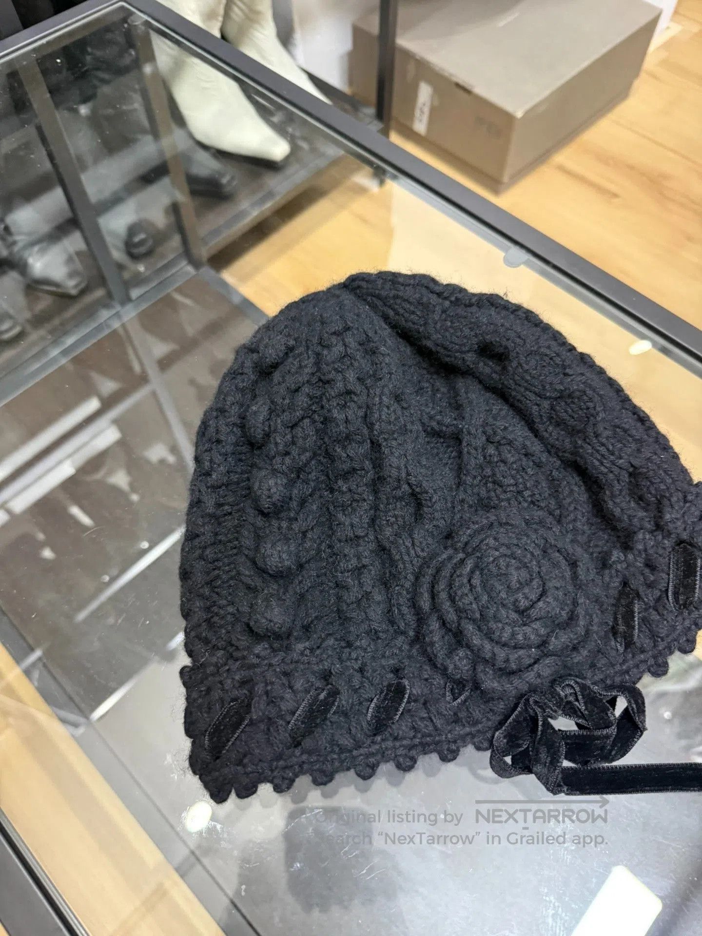 Comme des Garcons Comme des Garçons Velvet Knit Beanie. Size ONE SIZE - 3 Thumbnail