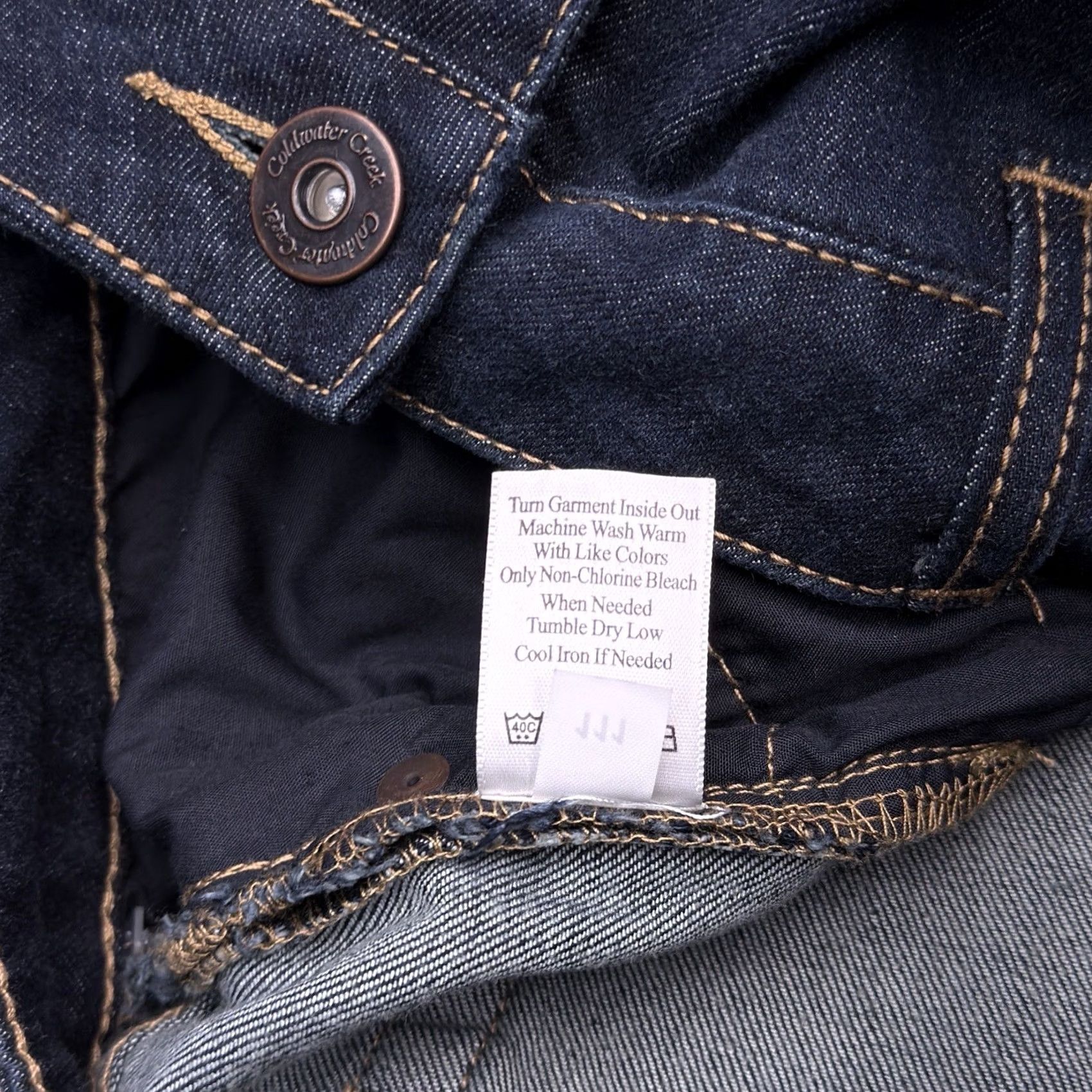 Coldwater Creek Coldwater Creek Jeans Cropped City Womens 12P Petite Mid Rise Stretch Denim Blue 5-Pocket NWT Size 34" / US 12 / IT 48 - 5 Thumbnail