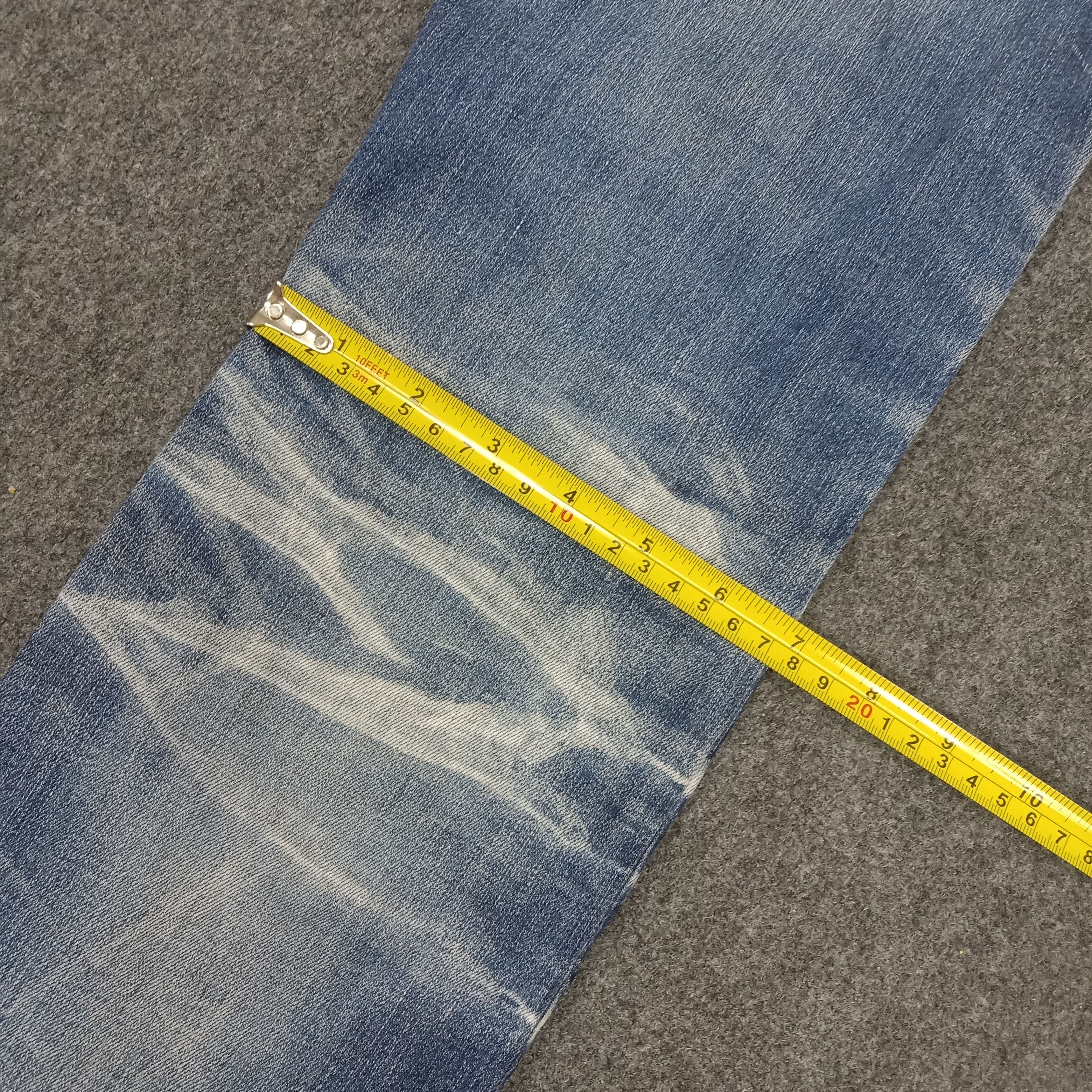 Le Grande Bleu (L.G.B.) × Tornado Mart × Vintage Tornado Mart Japanese Brand Fading Art Denim Jeans Size US 32 / EU 48 - 10 Thumbnail