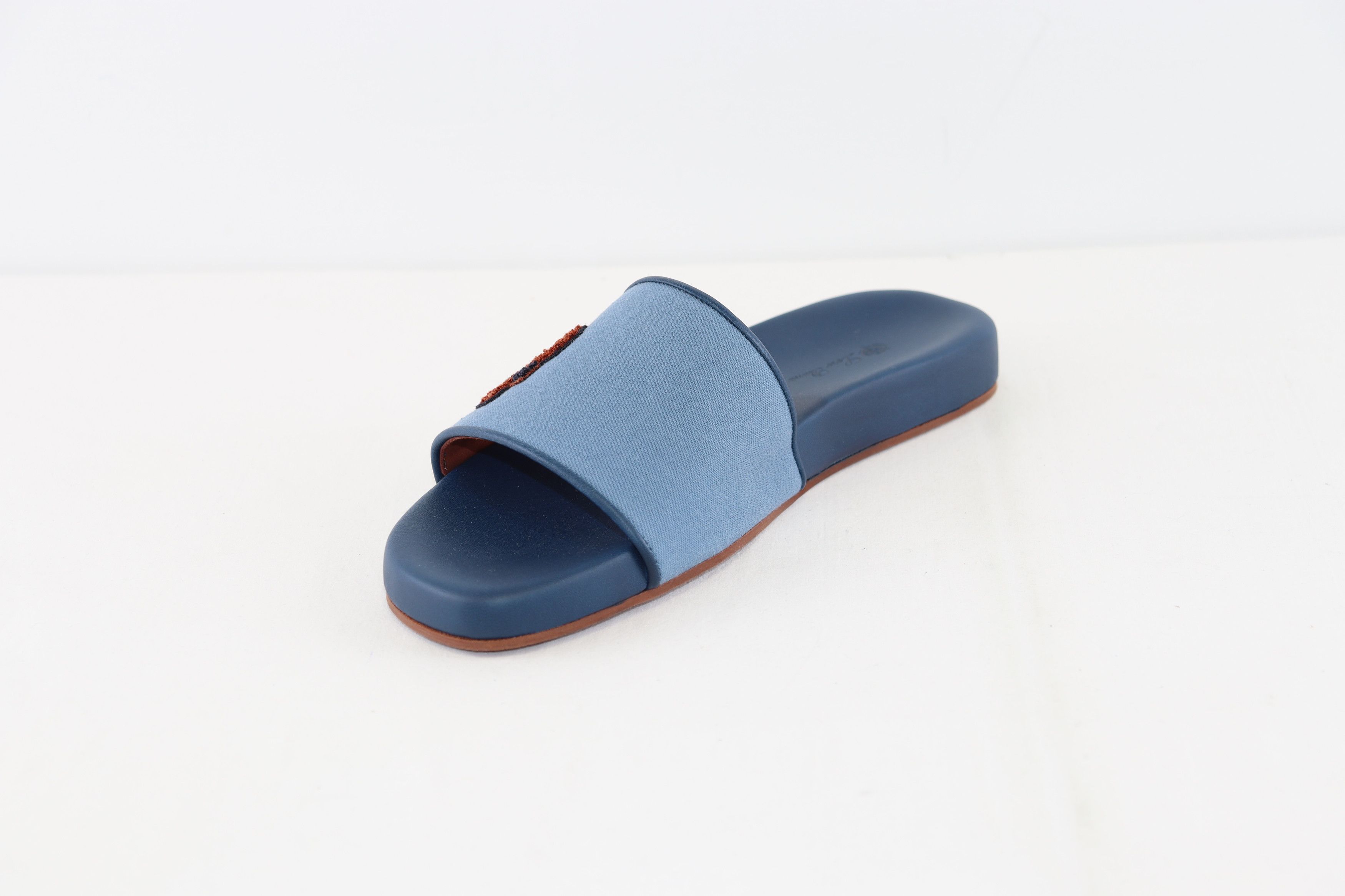 Loro Piana o1rshd1 LP College Walk Sea-Slide in Blue Size US 9 / EU 42 - 3 Thumbnail