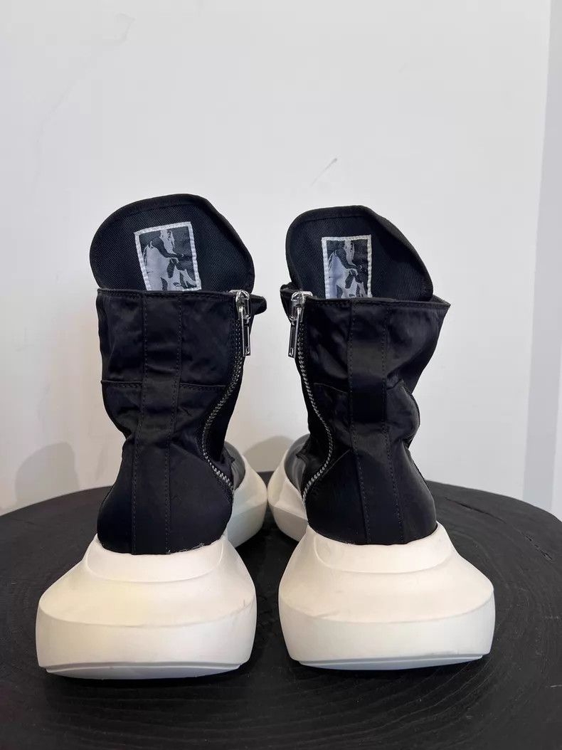 Rick Owens Drkshdw Rick Owens Drkshdw Large Airplane Nylon Mid-Cut Sneakers Size US 8 / EU 41 - 4 Thumbnail