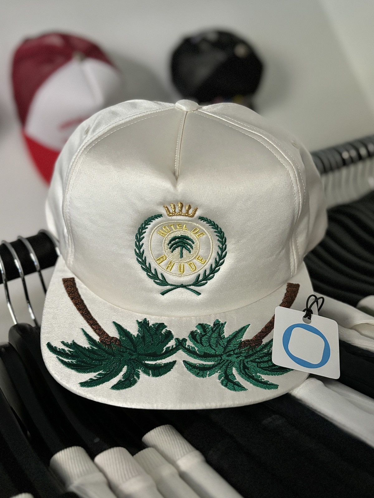 Rhude рџљў Rhude вђњsatin St Barts Palm Cruiseвђќ Hat Grailed