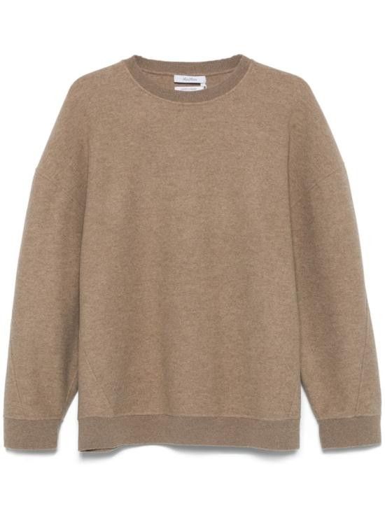Max Mara MAX MARA Women Sweater 2421926022600 ELVIRA002 Brown Size M / US 6-8 / IT 42-44 - 1 Thumbnail