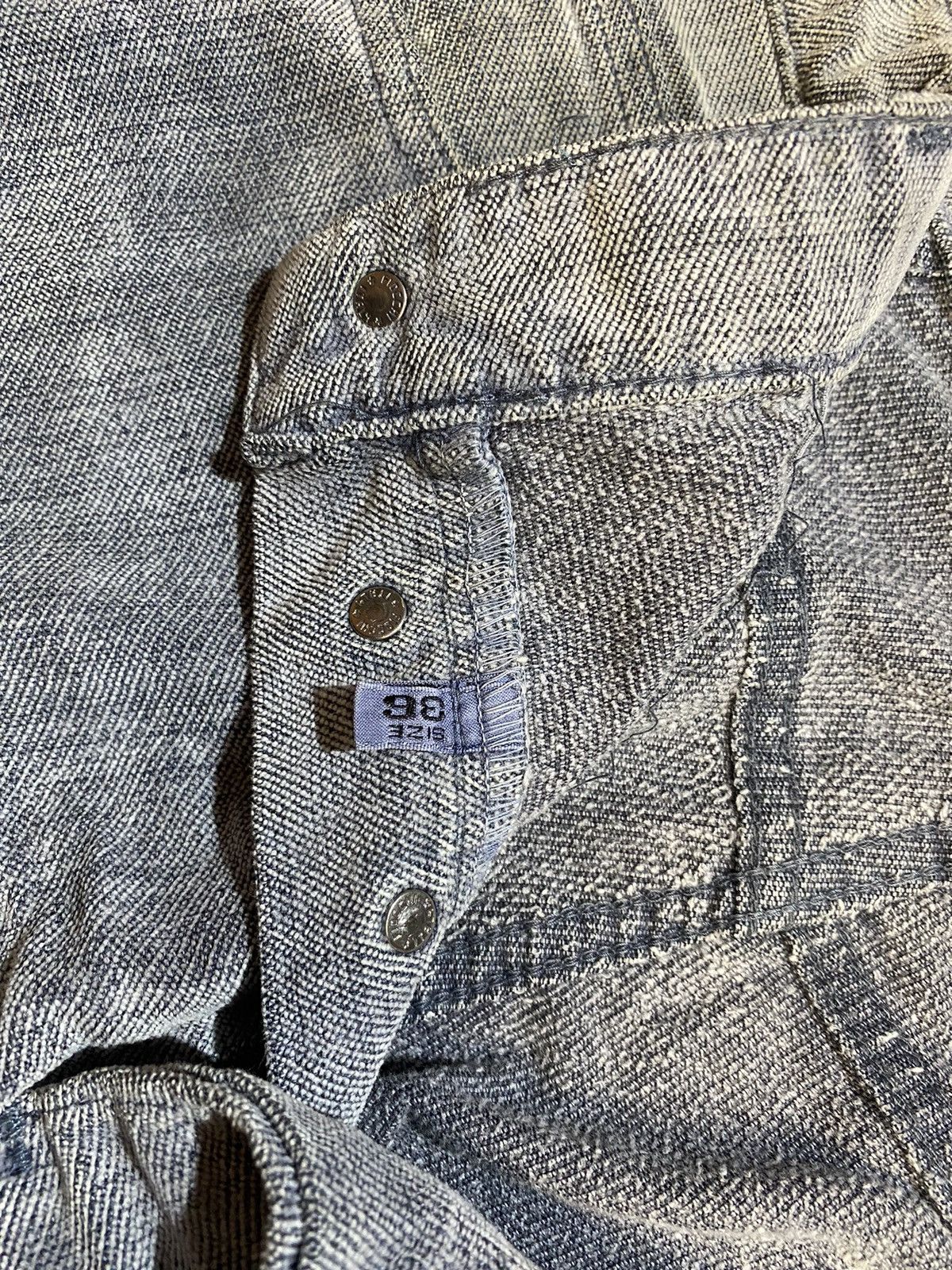 Giorgio Armani Giorgio Armani Fiocchi Snaps Grey Cotton Denim Jeans W36 Size US 36 / EU 52 - 11 Thumbnail