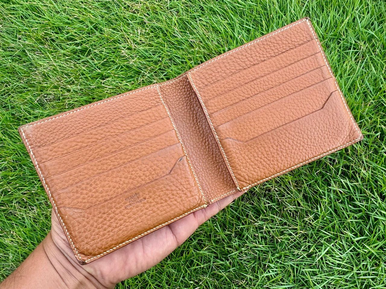 Hermes Authentic Hermes Epsom Calfskin MC² Copernic Compact Wallet Size ONE SIZE - 3 Thumbnail