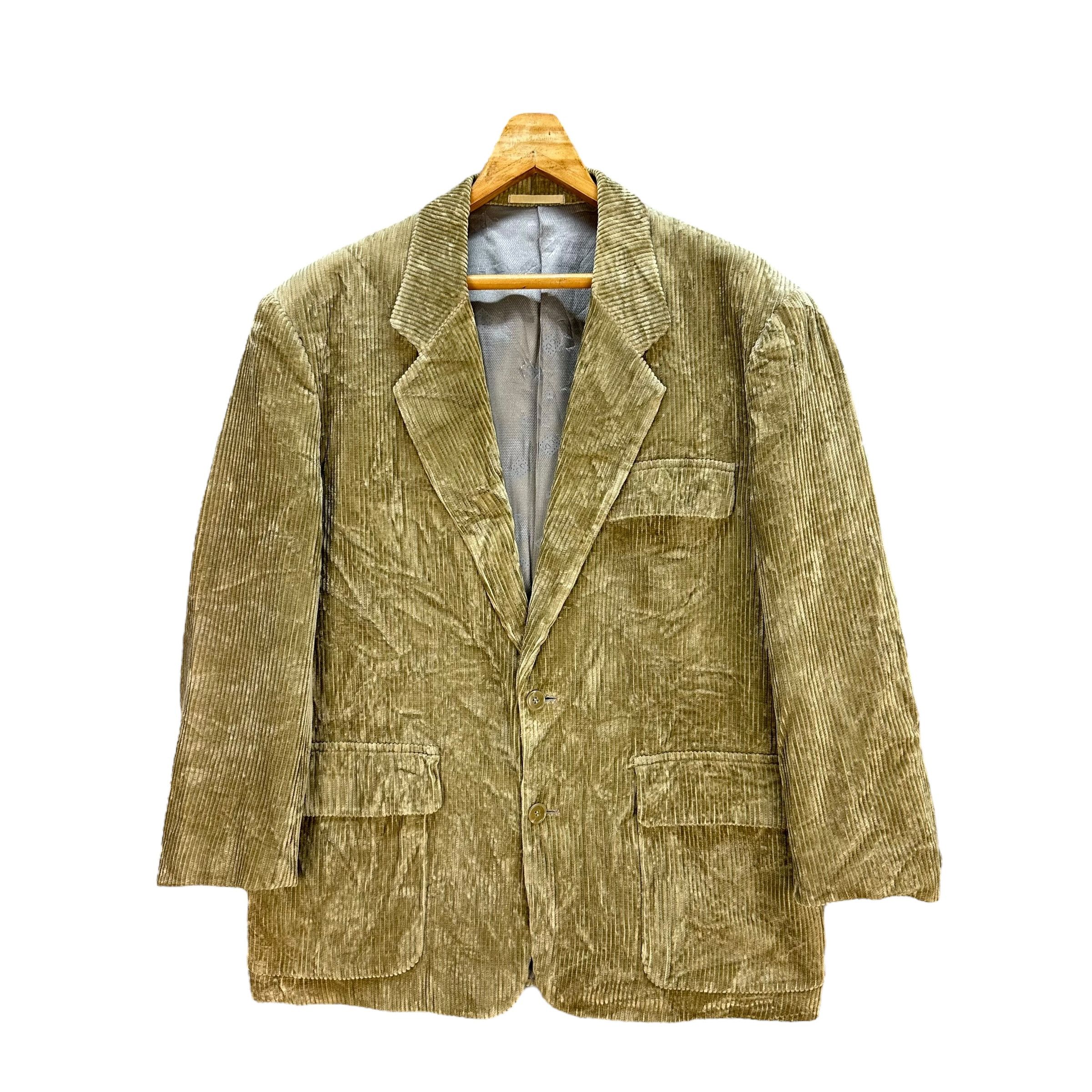 Christian Dior Monsieur 90's CHRISTIAN DIOR MONSIEUR Corduroy Suit Jacket #A60-1380 Size US L / EU 52-54 / 3 - 2 Thumbnail