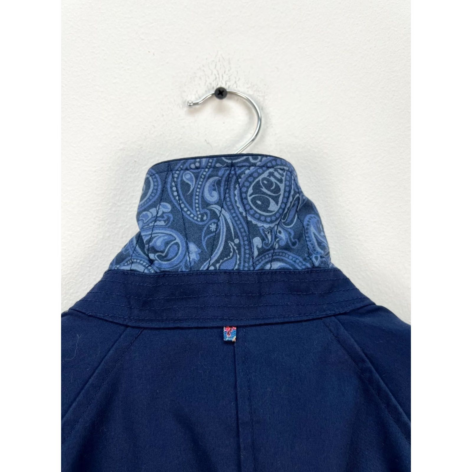 Pretty Green Pretty Green Trench Coat Navy Mens Size M Jacket Coat Size US M / EU 48-50 / 2 - 7 Thumbnail
