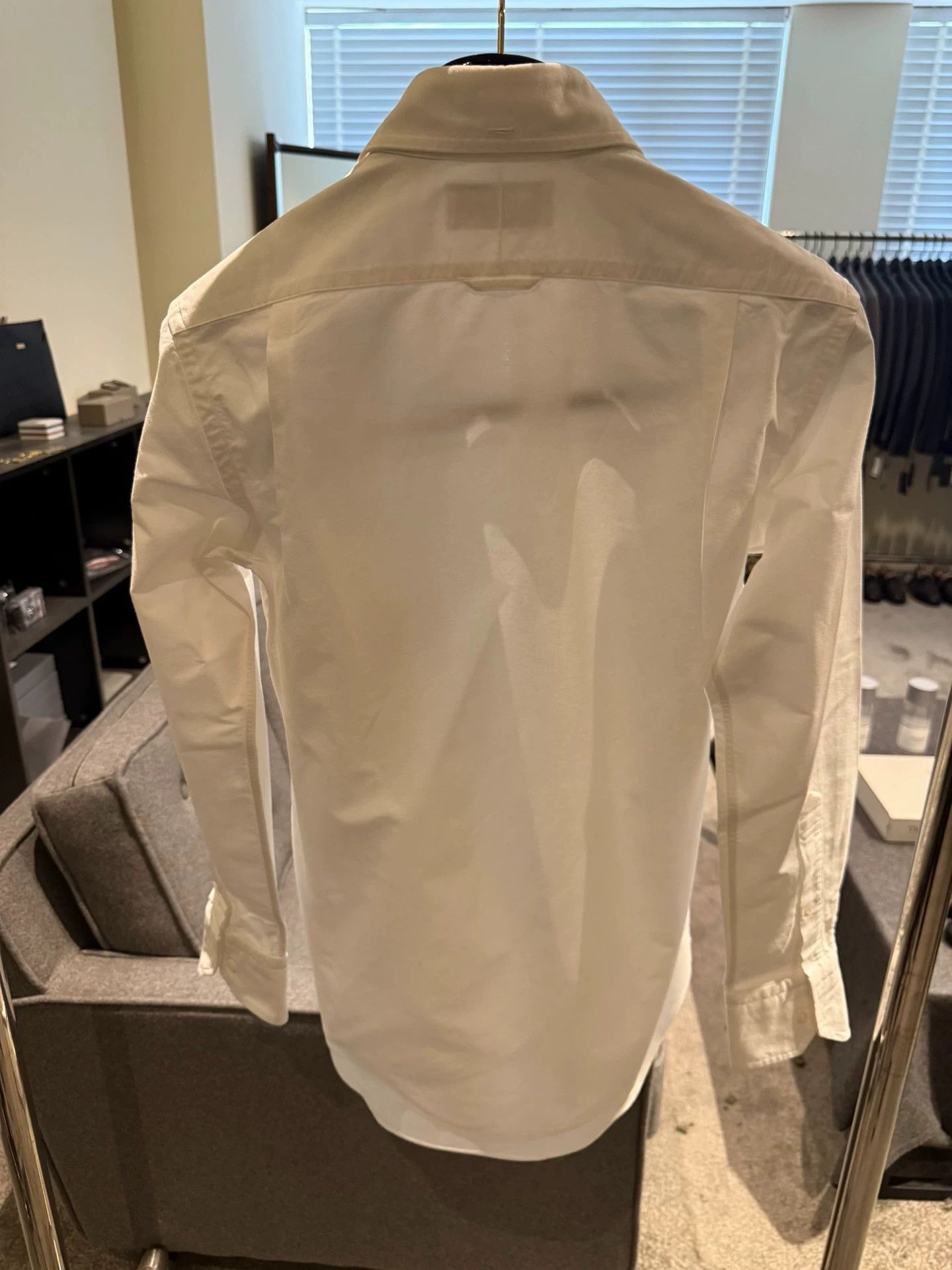 Thom Browne Thom Browne White 3-Color Strap Pocket Shirt Size 0 95 New Size US XS / EU 42 / 0 - 2 Thumbnail