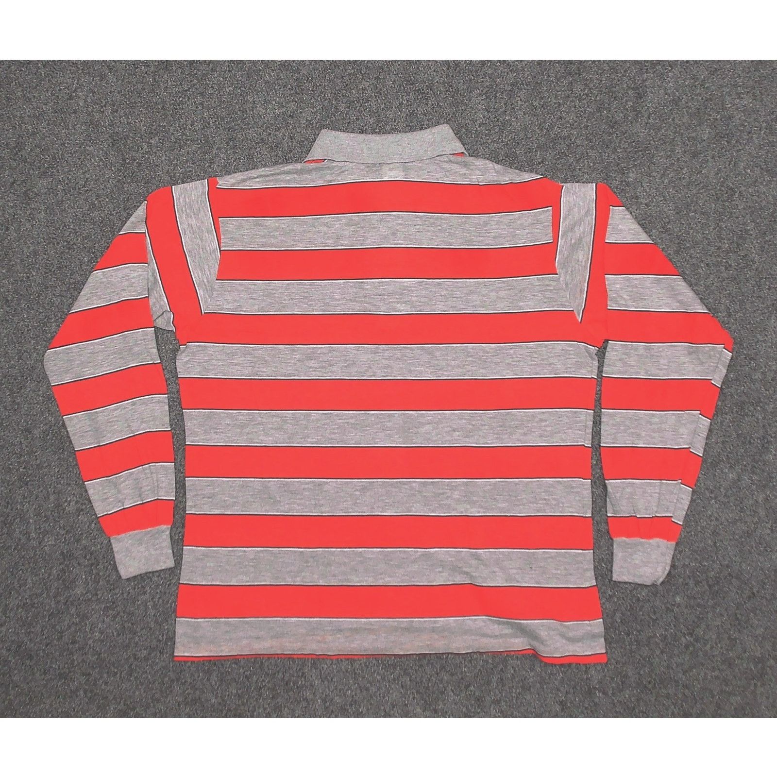 Champion 80s Champion Tri-Blend Single Stitch Striped Polo XL Size US XL / EU 56 / 4 - 4 Thumbnail