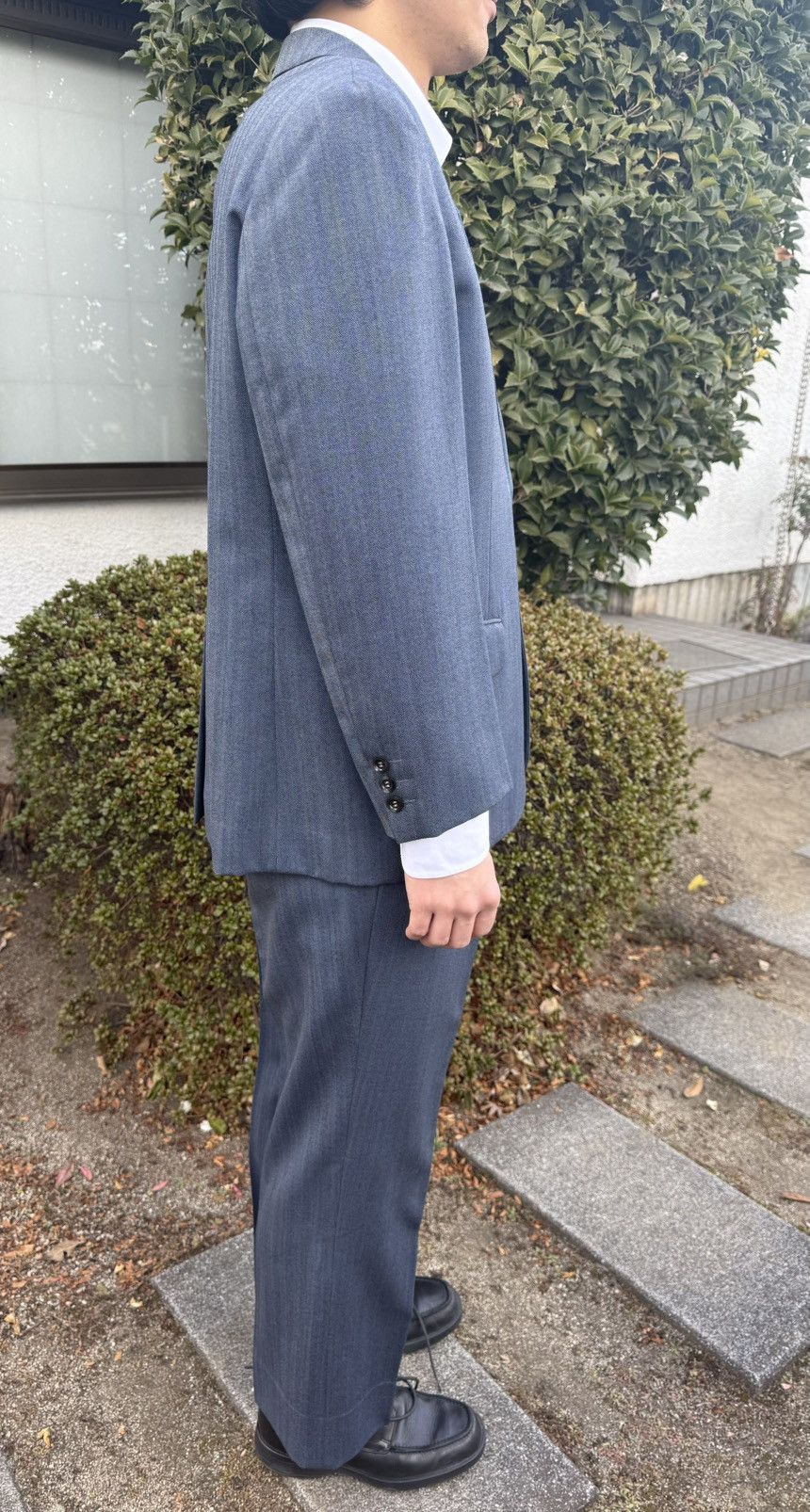 Other Spring&Autumn Vintage Winter Sky Blue Wool Set-Up Size 38R - 5 Thumbnail