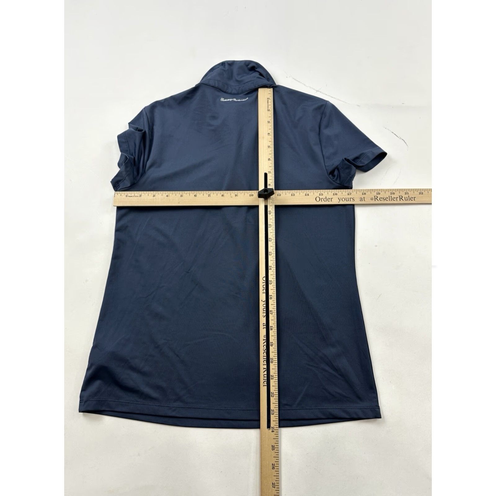 Tommy Bahama Tommy Bahama Polo Shirt Womens Medium Blue Short Sleeve Collared 1/4 Zip Golf Pullover Ladies Regular Mens Womens? Size M / US 6-8 / IT 42-44 - 4 Thumbnail