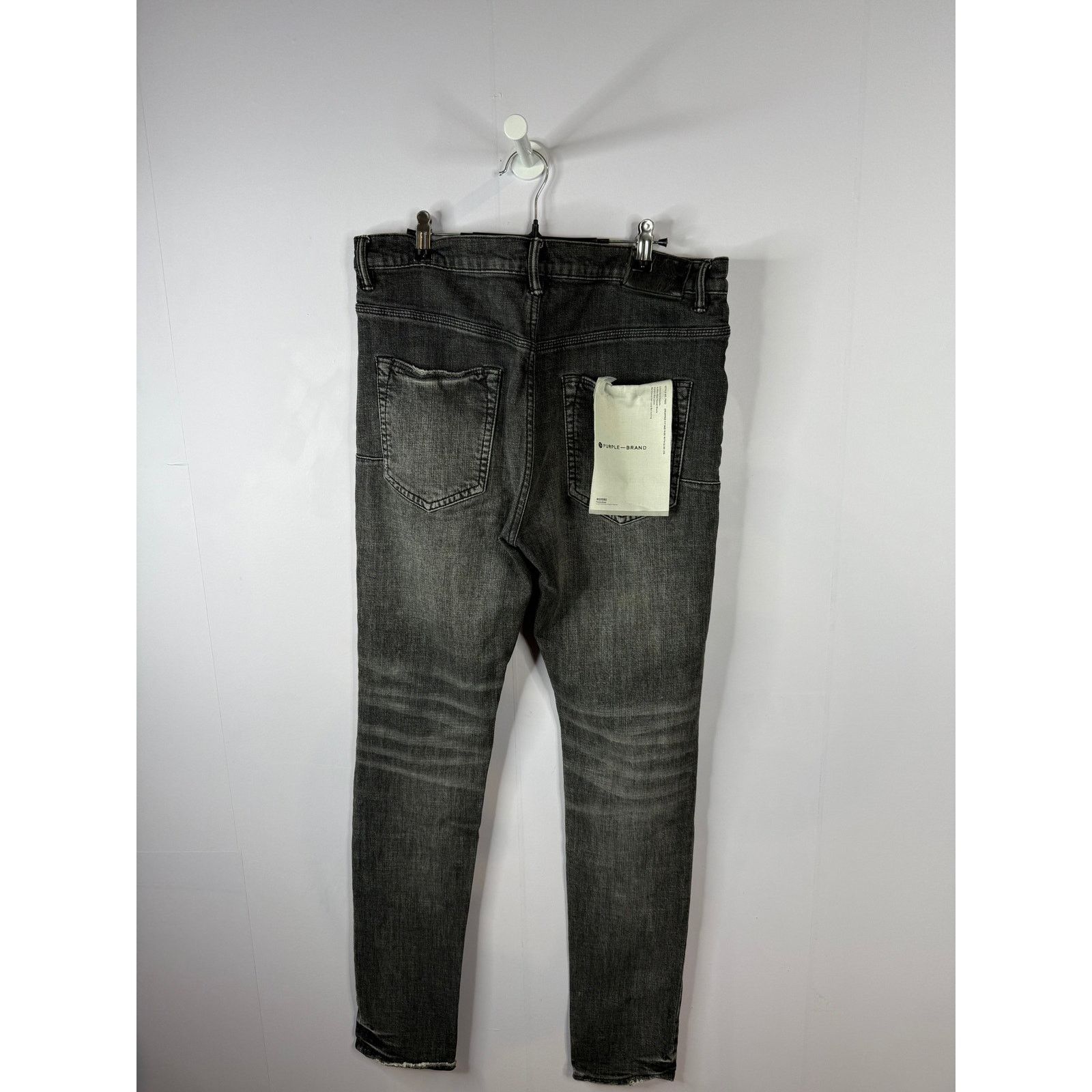 Purple Brand Purple Brand Jeans Black Knee Rip Used 34 Size US 34 / EU 50 - 2 Thumbnail