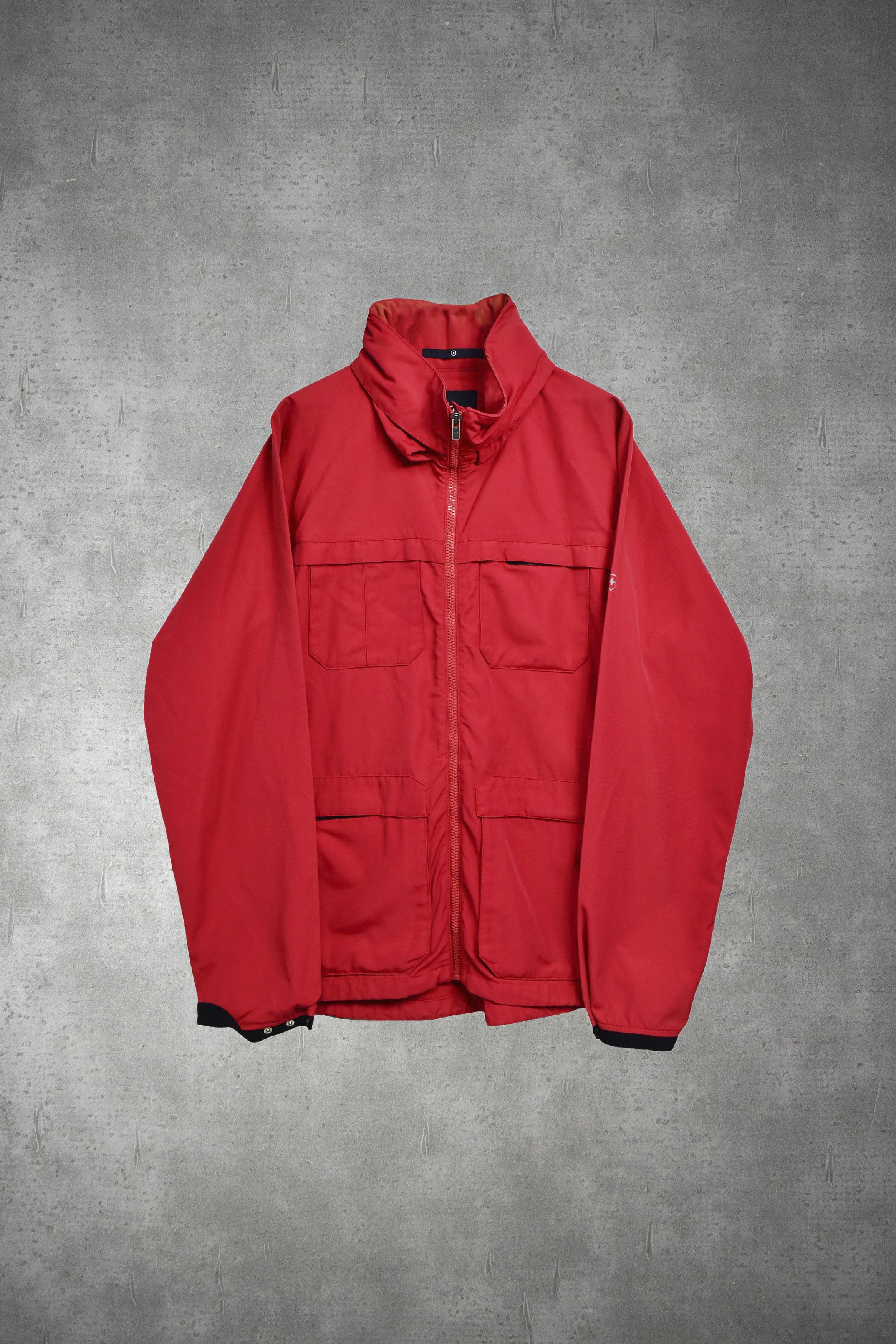 image of Victorinox Red Military Nylon Jacket M65 12916 - 0405 50, Men's (Size Large)