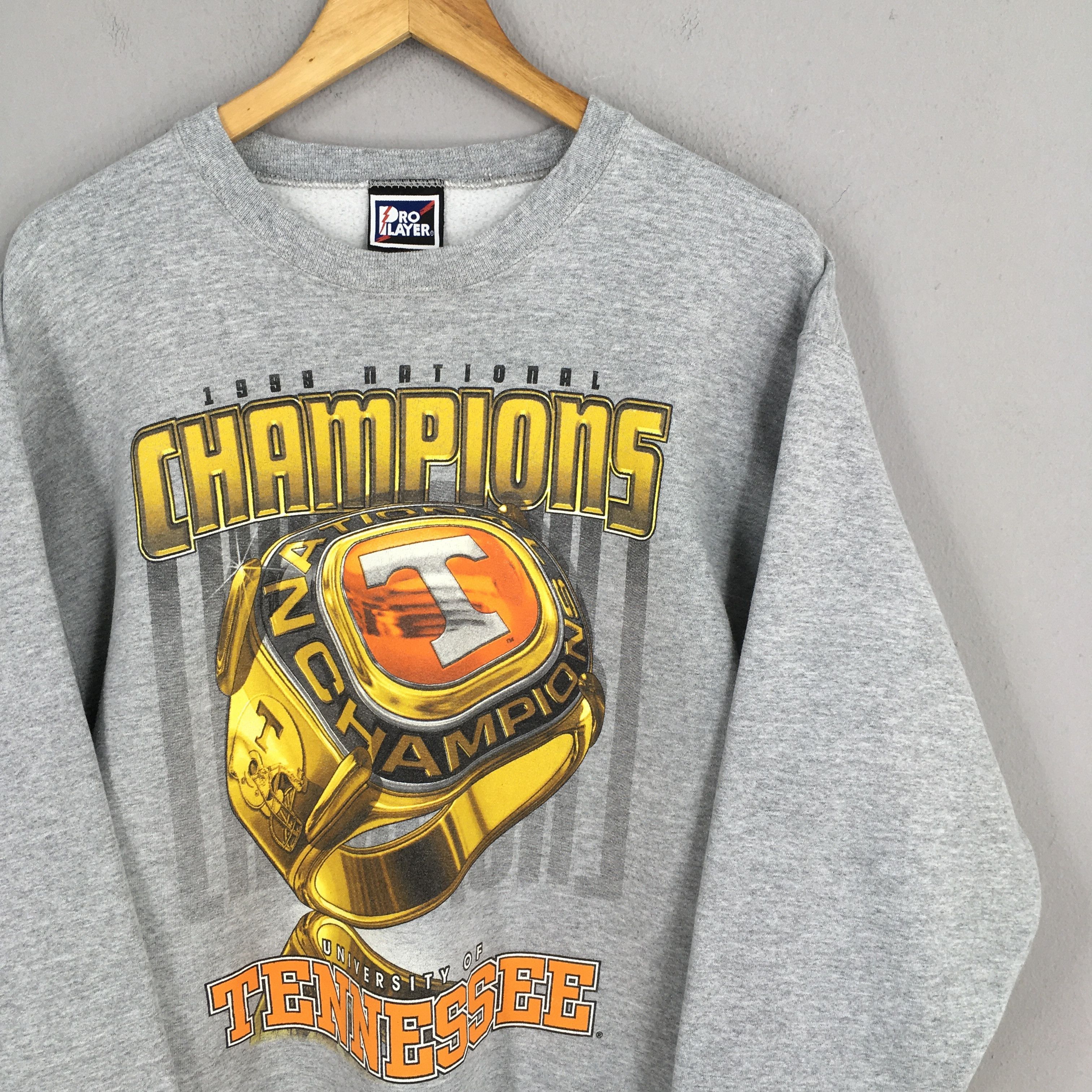 NCAA × Pro Player Vintage 90s Tennessee Volunteers NCAA Sweatshirt Medium Size US M / EU 48-50 / 2 - 2 Thumbnail