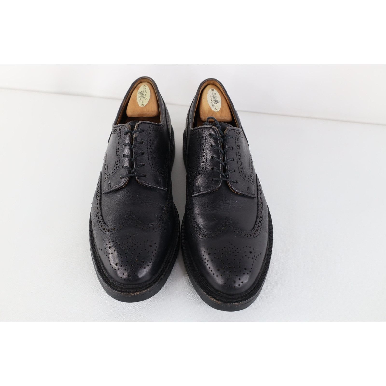 Ralph Lauren Vintage 90s Ralph Lauren Leather Oxford Wingtip Dress Shoes Size US 10 / EU 43 - 2 Thumbnail
