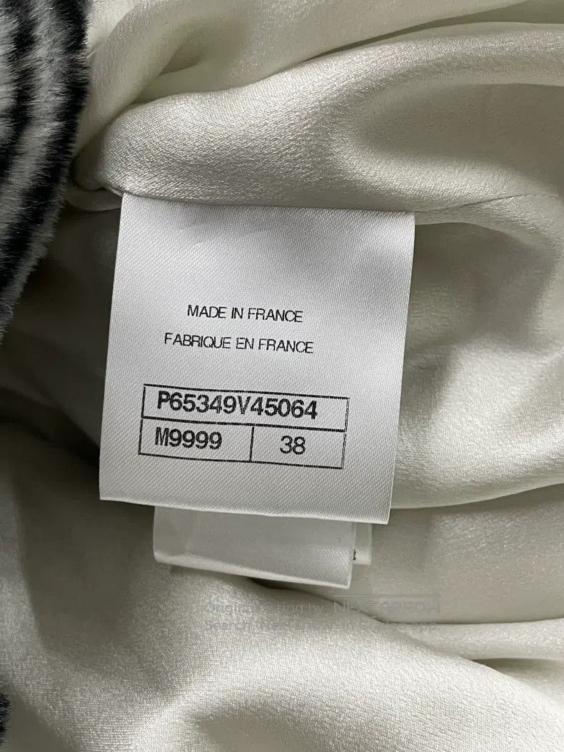 Chanel Chanel Equestrian series striped eco-friendly fur coat Size XS / US 0-2 / IT 36-38 - 5 Thumbnail
