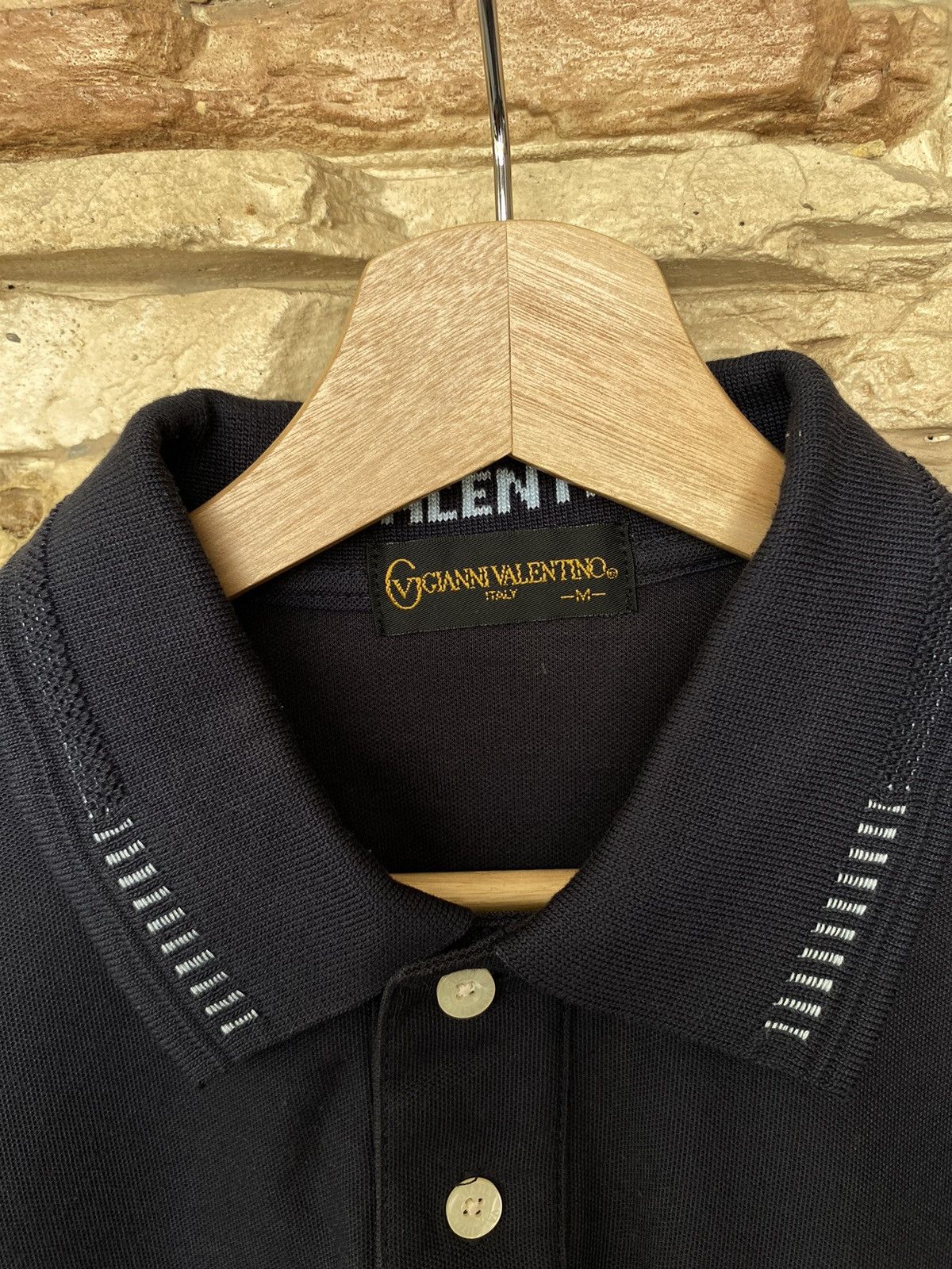 Gianni Valentino Vintage Gianni Valentino Designer Polo Shirt Size US M / EU 48-50 / 2 - 5 Thumbnail