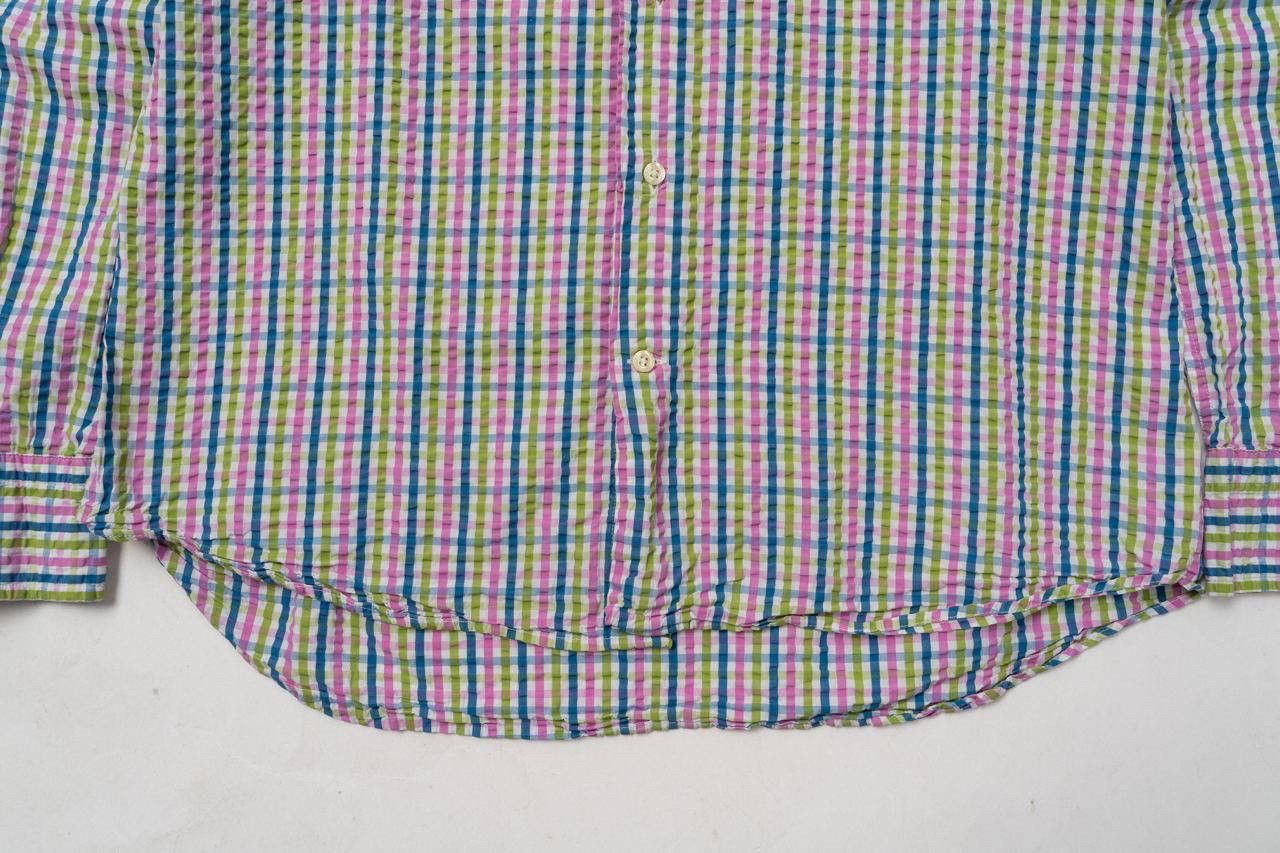 Etro 🔵ETRO Italy 39 Multicolour Check Bottom Up Shirt Made Italy Size US M / EU 48-50 / 2 - 6 Thumbnail