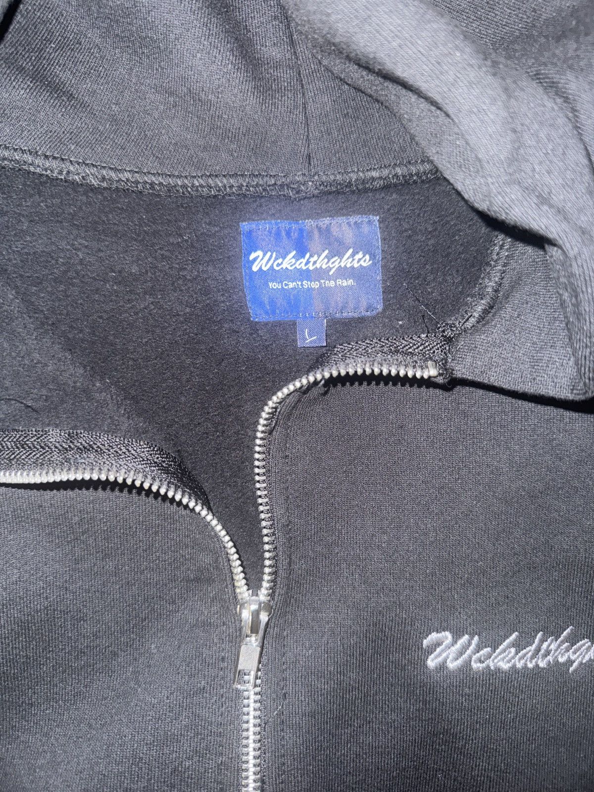 wckdthghts Wckdthghts Bodybag Boys Zip Hoodie Size L *RARE* Size US L / EU 52-54 / 3 - 3 Thumbnail