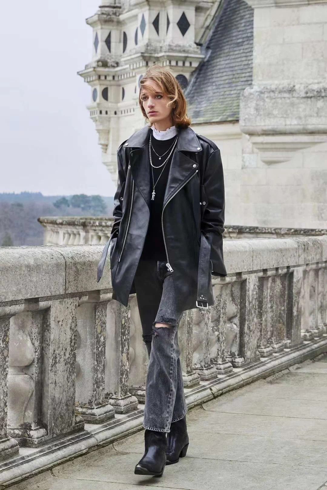 Celine CELINE 21fw TeenKnightPoem Peter Pan Collar Shirt 39 9/10 Size M / US 6-8 / IT 42-44 - 5 Thumbnail