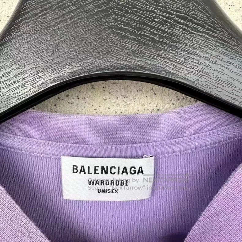 Balenciaga Balenciaga Purple Cola Short Sleeve T-Shirt S Size Size US S / EU 44-46 / 1 - 2 Thumbnail