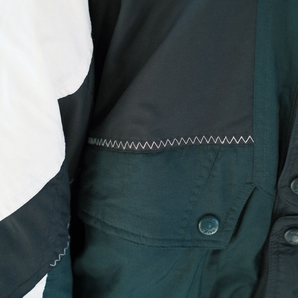 Fila Early 90s FILA Italia Ski Jacket Forest Green / White (L) Size US L / EU 52-54 / 3 - 2 Thumbnail