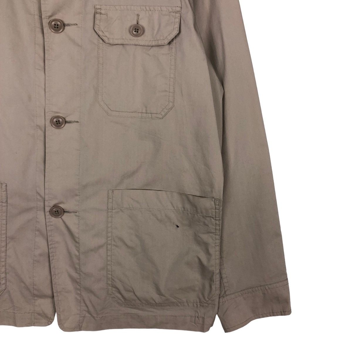 Japanese Brand Vintage Chore Jacket Multi Pocket Cargo Uniqlo Issey Miyake Size US L / EU 52-54 / 3 - 5 Thumbnail