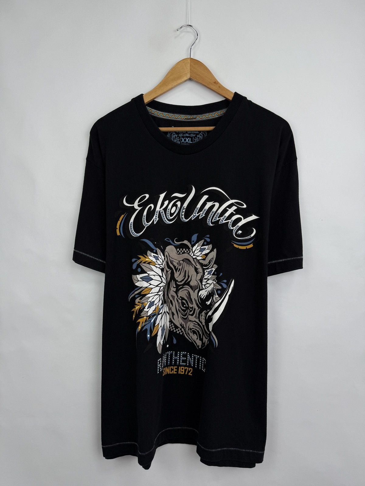 Ecko Unltd. 🇺🇸 Vintage Y2K Ecko Unltd Hip Hop Rap T-Shirt Rare Retro Hype Size US XXL / EU 58 / 5 - 3 Thumbnail