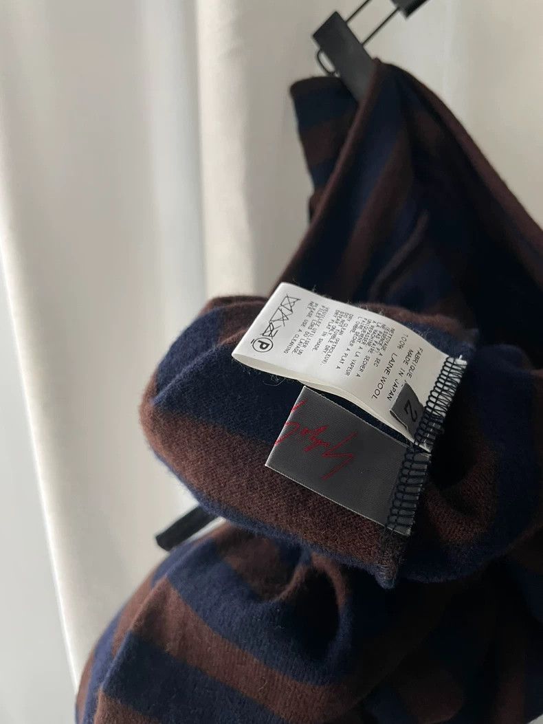 Yohji Yamamoto yohji Yamamoto size 2 Medieval Drawstring Wool Stripe Draw Size 24" / US 00 / IT 34 - 4 Thumbnail