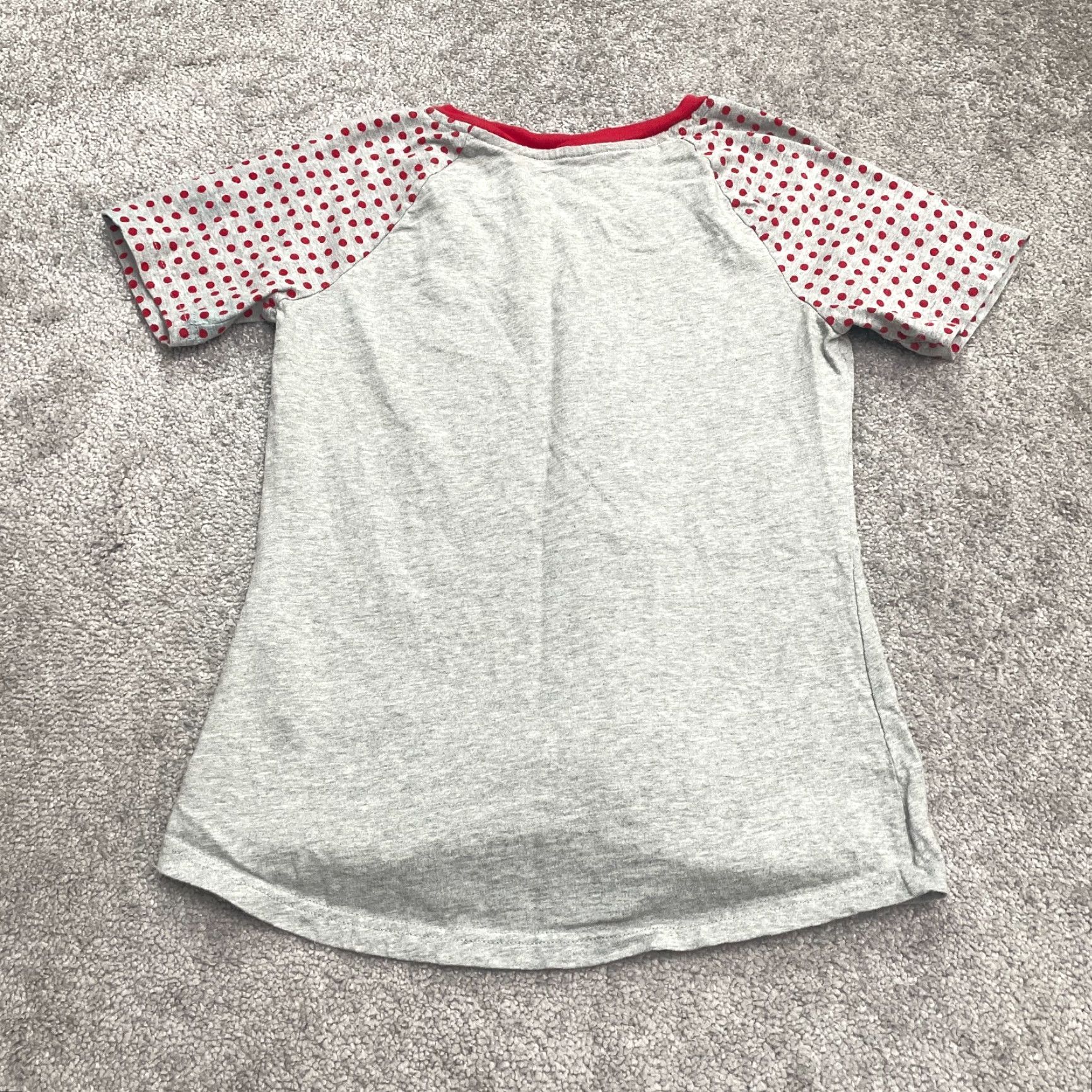 Disney Disney Minnie Mouseketeer Polka T-Shirt Women XS Gray Crew Neck Short Sleeve Tee Size XS / US 0-2 / IT 36-38 - 2 Thumbnail