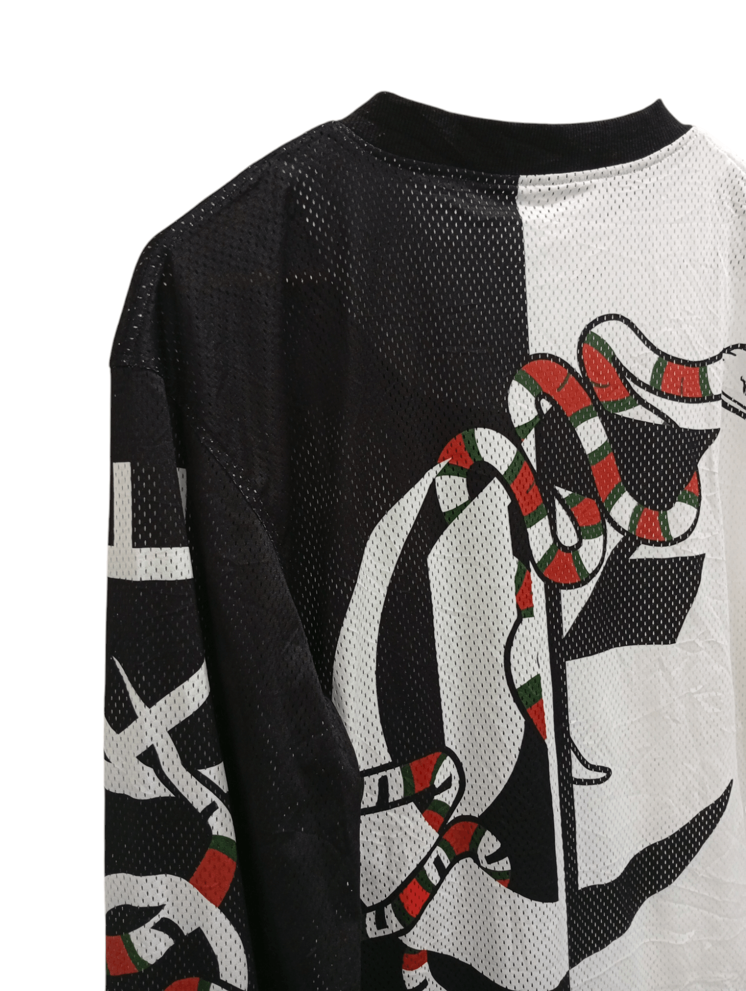 Japanese Brand 🔥🔥RE 730 Snake Printed Motif Sheer Mesh Jacket Size US L / EU 52-54 / 3 - 20 Thumbnail