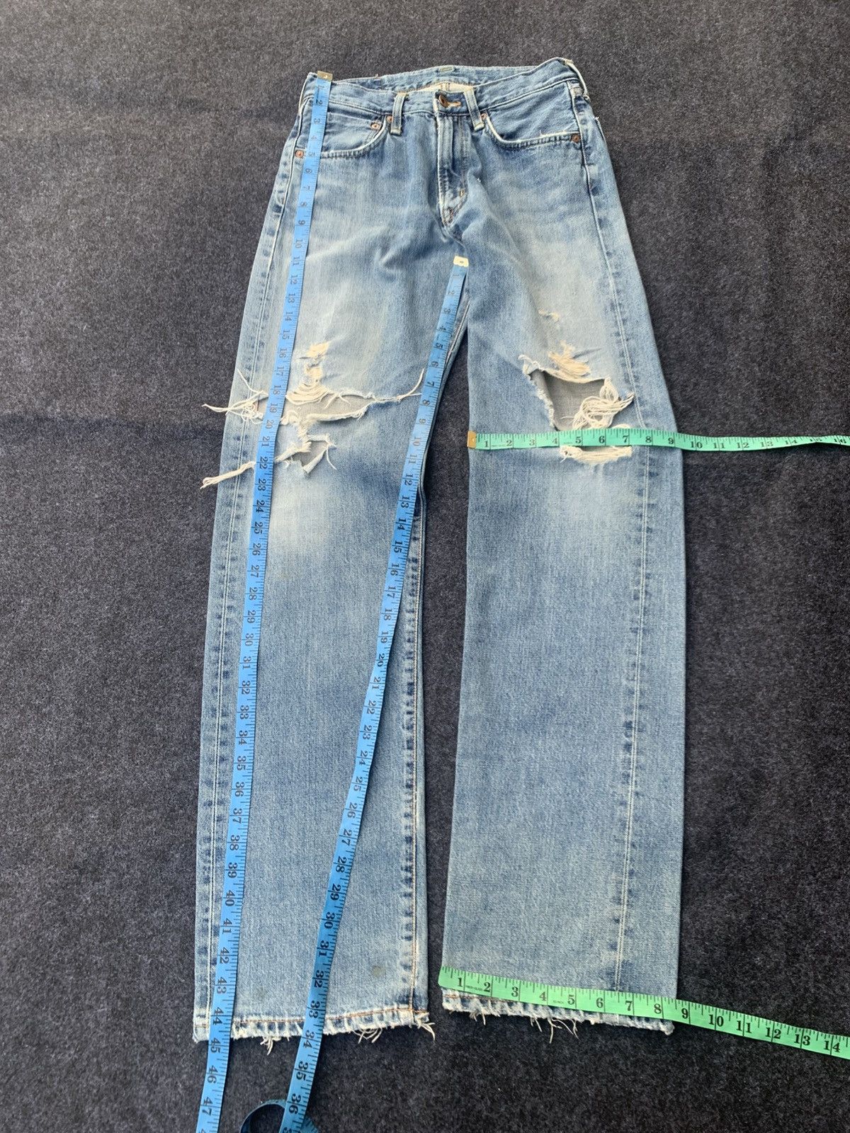 Edwin DISTRESSED EDWIN 505X SELVEDGE. Size US 28 / EU 44 - 5 Thumbnail