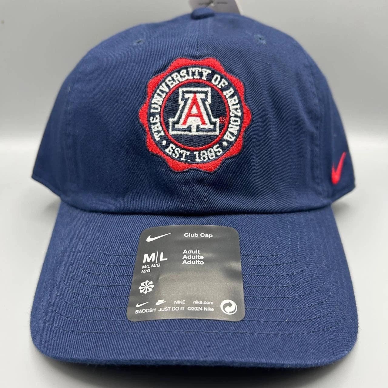 Nike Arizona Wildcats x Nike Club Hat Men M-L Strap Back Cotton Size ONE SIZE - 1 Thumbnail