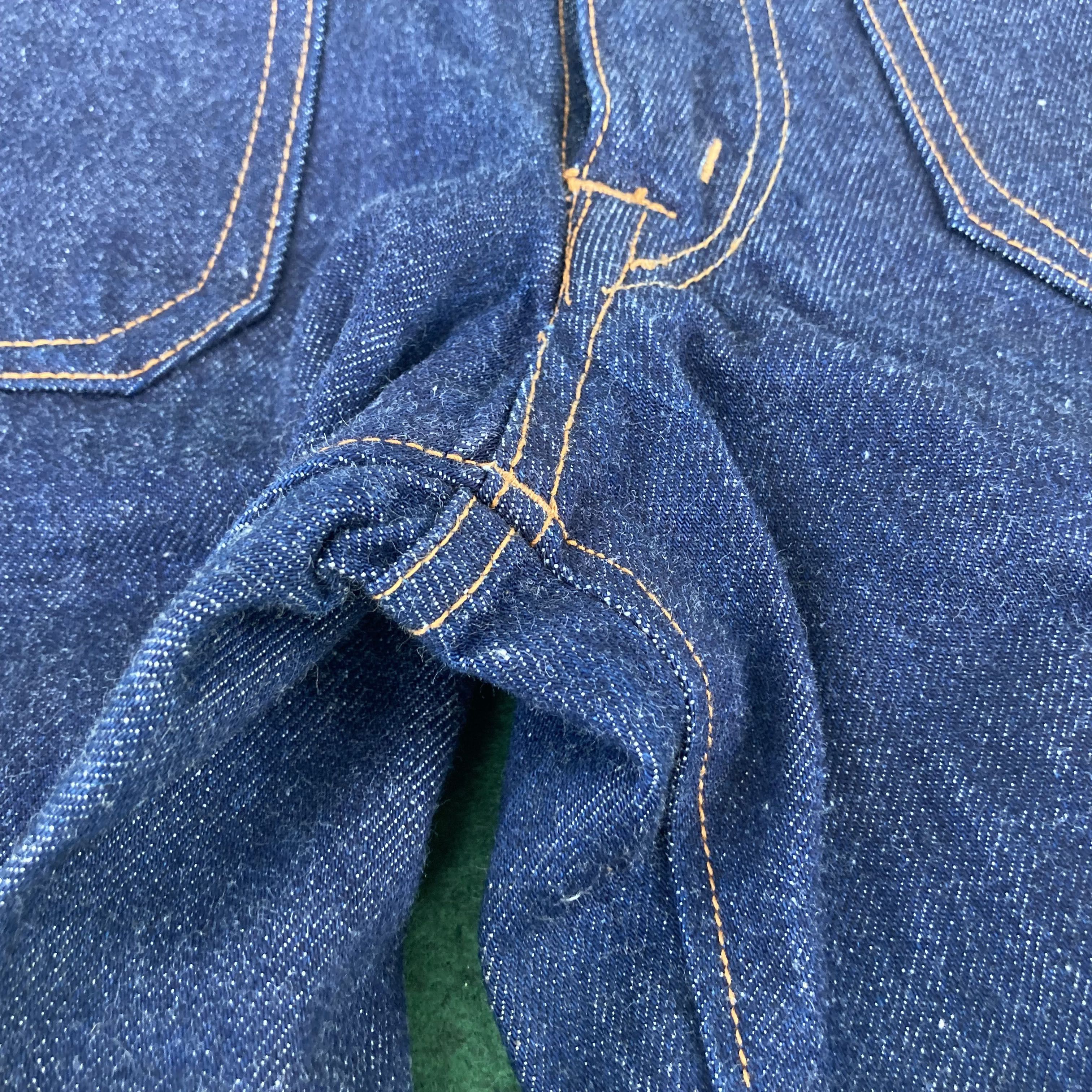 Vintage Vtg Bis Wan Blue Denim Super Flared 90s Sz 26 Bootcut Jeans Size US 26 / EU 42 - 6 Thumbnail