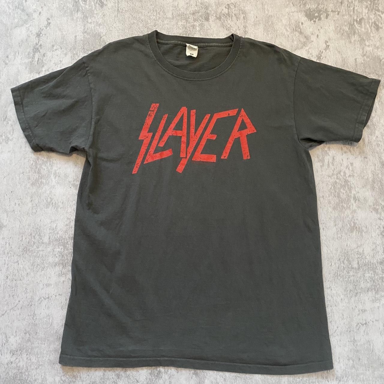 Fruit Of The Loom Black and red Slayer band tee Size US M / EU 48-50 / 2 - 1 Thumbnail