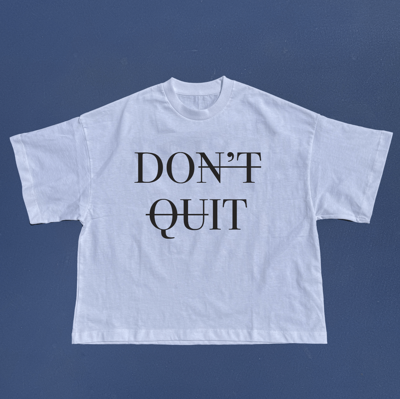 Prolific Dont Quit Cropped Tshirt Size US XL / EU 56 / 4 - 1 Preview