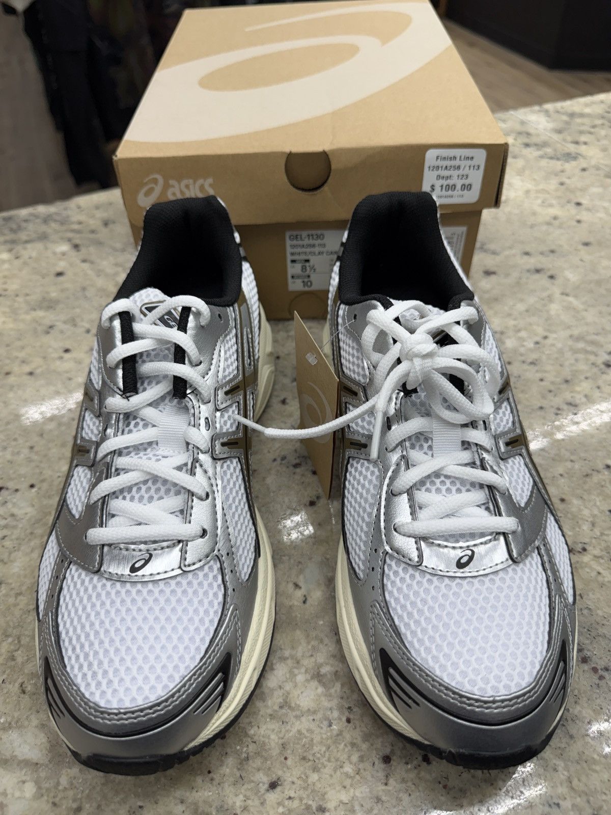 Asics ASIC 11-30 White/Clay Canyon Size US 8.5 / EU 41-42 - 3 Thumbnail