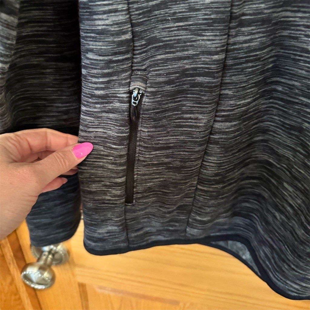 Avalanche Avalanche Hoodie Womens L Gray Space Dye Hooded Half Zip Pu Size L / US 10 / IT 46 - 7 Thumbnail