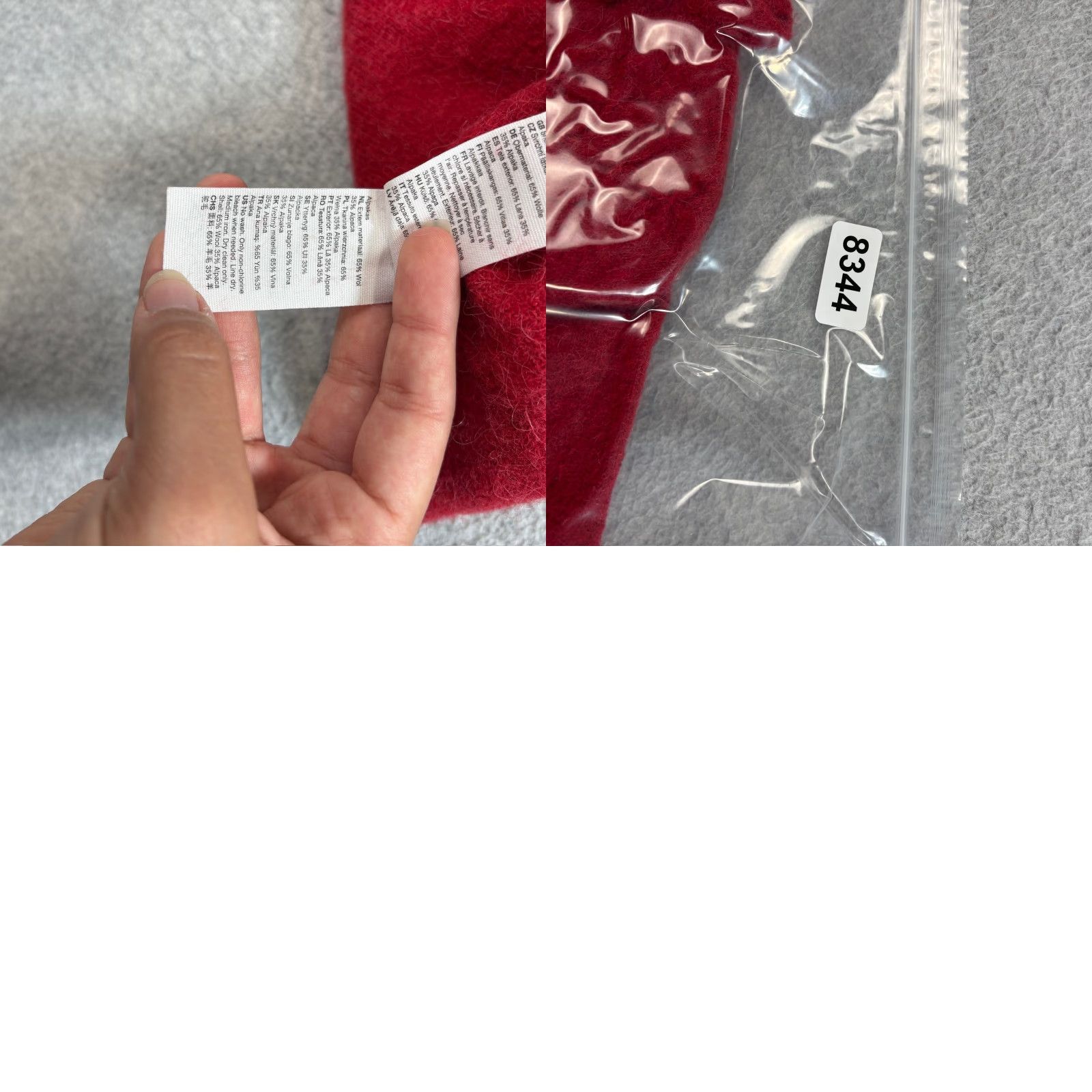 & Other Stories & Other Stories Sweater Womens Medium Red Paris Atelier Wool Alpaca Knit Ruffle Collar Pullover Coquette Office Size M / US 6-8 / IT 42-44 - 8 Thumbnail