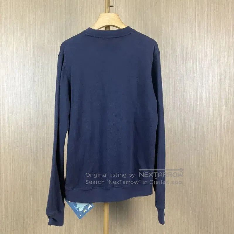 Loewe Loewe Cotton T-Shirt in Dark Blue . Size M / US 6-8 / IT 42-44 - 2 Thumbnail