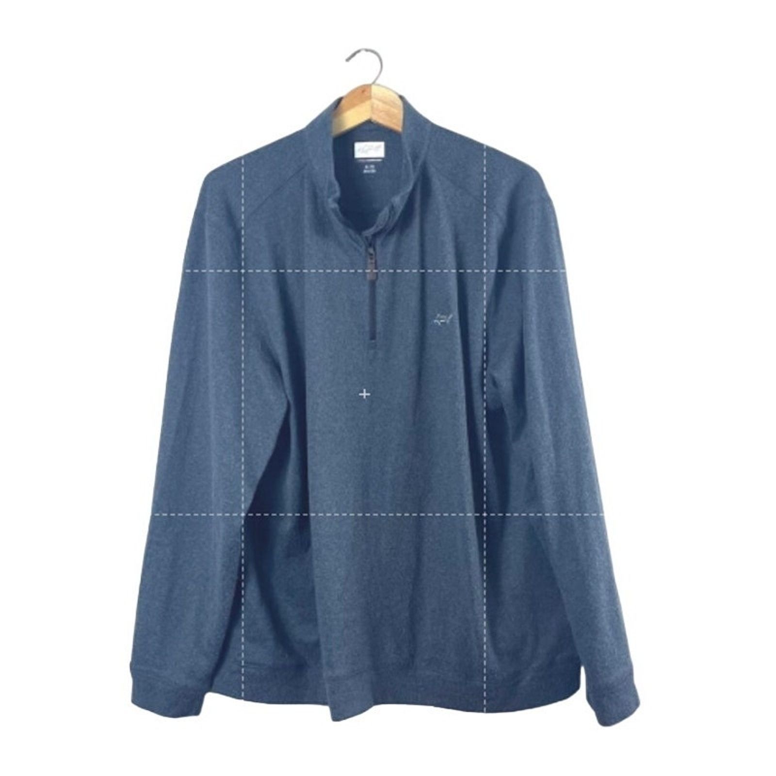 Greg Norman Men's Gray Quarter Zip Greg Norman Sweater XL Size US XL / EU 56 / 4 - 1 Thumbnail