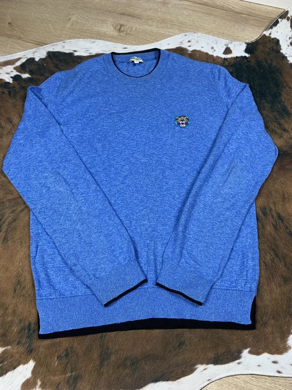 Kenzo × Vintage Kenzo Tiger Logo Sweater Jumper Crewneck Knit Vintage Luxury Size US S / EU 44-46 / 1 - 4 Thumbnail