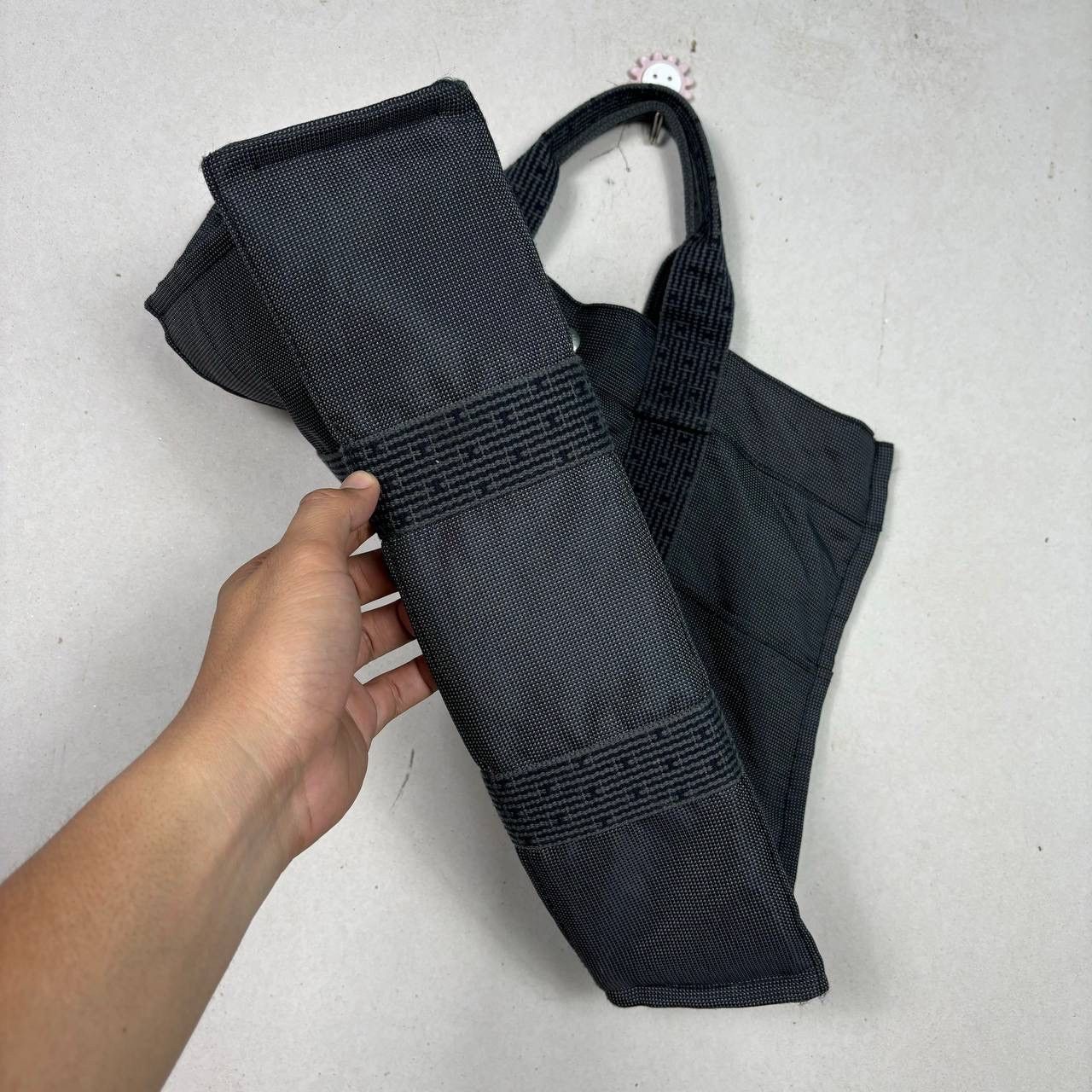 Hermes Hermes Herline Tote MM Canvas Bag Air Line Tote Bag Gray Size ONE SIZE - 7 Thumbnail