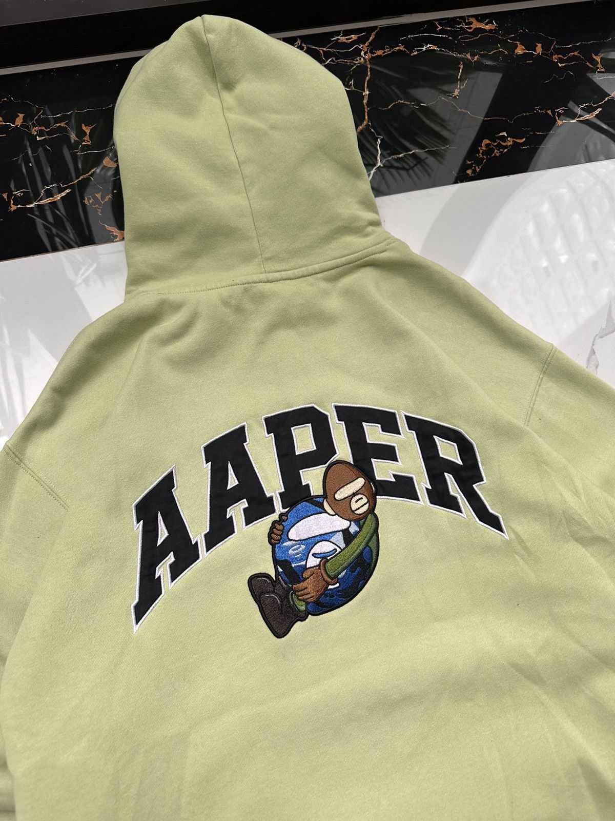 Aape × Russell Athletic × Vintage RARE! AAPE X RUSSELL ATHLETIC VINTAGE BIG LOGO HOODIE Size US M / EU 48-50 / 2 - 13 Thumbnail