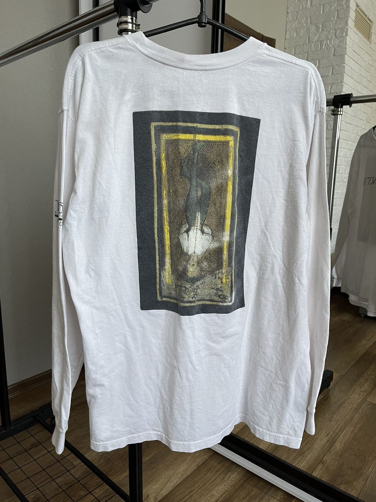 Other Make Food Not War Vintage USA Long Sleeve T-Shirt Tee 90s Size US L / EU 52-54 / 3 - 1 Thumbnail