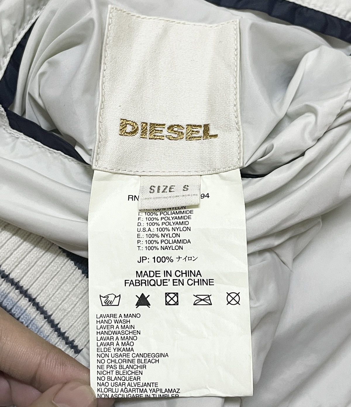 Diesel Very Rare Vintage Brand Diesel Sukajan Reversible Vest 1990s Size US S / EU 44-46 / 1 - 13 Thumbnail